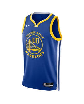 Jonathan Kuminga #00 Golden State Warriors Königsblaues Icon-Trikot