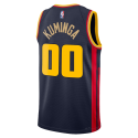 Jonathan Kuminga #00 Golden State Warriors Navy City Edition-Trikot