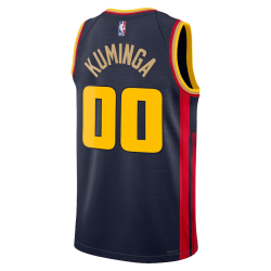 Jonathan Kuminga #00 Golden State Warriors Navy City Edition-Trikot