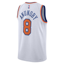 OG Anunoby #8 New York Knicks Weiß Association-Trikot