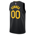 Jonathan Kuminga #00 Golden State Warriors Schwarzes Statement-Trikot