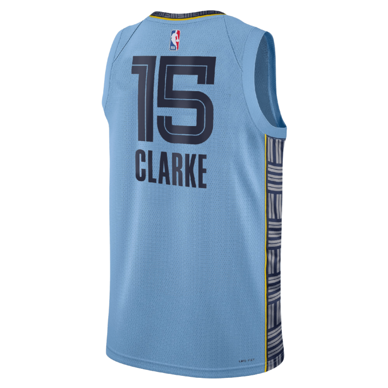 Brandon Clarke #15 Memphis Grizzlies Hellblaues Statement-Trikot