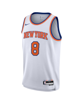 OG Anunoby #8 New York Knicks Weiß Association-Trikot