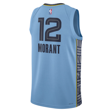 Morant #12 Memphis Grizzlies Hellblaues Statement-Trikot