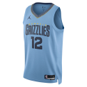 Morant #12 Memphis Grizzlies Hellblaues Statement-Trikot