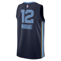 Morant #12 Memphis Grizzlies Navy Icon Trikot