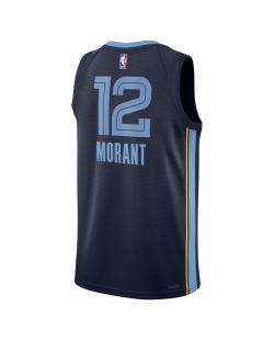 Morant #12 Memphis Grizzlies Navy Icon Trikot