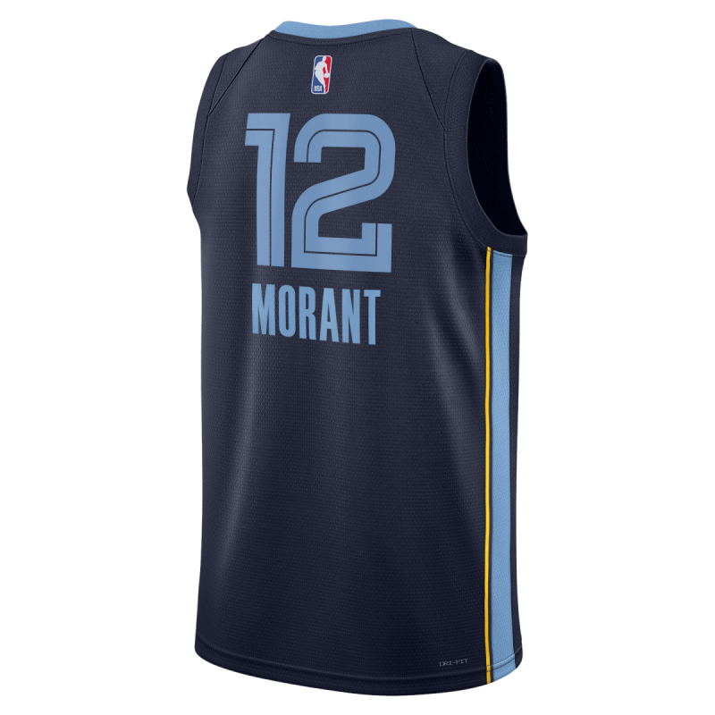 Morant #12 Memphis Grizzlies Navy Icon Trikot