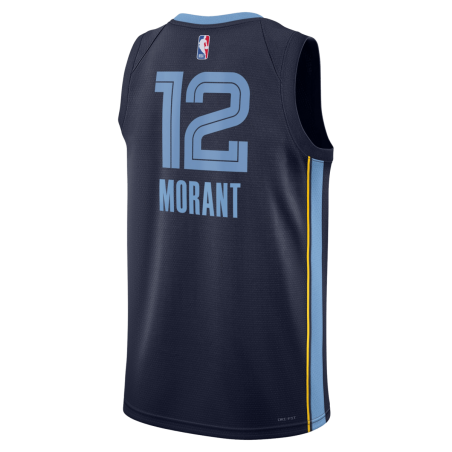 Morant #12 Memphis Grizzlies Navy Icon Trikot