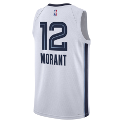 Ja Morant #12 Memphis Grizzlies Weiß Association-Trikot