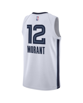 Ja Morant #12 Memphis Grizzlies Weiß Association-Trikot