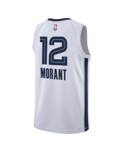 Ja Morant #12 Memphis Grizzlies Weiß Association-Trikot