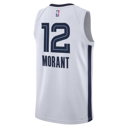 Ja Morant #12 Memphis Grizzlies Weiß Association-Trikot