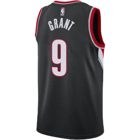 Jerami Grant #9 Portland Trail Blazers Schwarzes Icon-Trikot