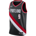 Jerami Grant #9 Portland Trail Blazers Schwarzes Icon-Trikot