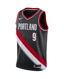 Jerami Grant #9 Portland Trail Blazers Schwarzes Icon-Trikot