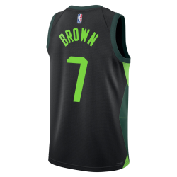 Jaylen Brown #7 Boston Celtics Schwarz City Edition-Trikot