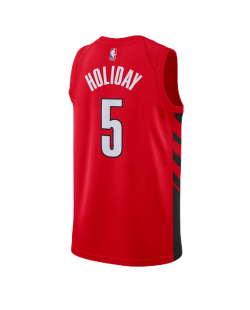 Jrue Holiday #5 Portland Trail Blazers Rotes Statement-Trikot