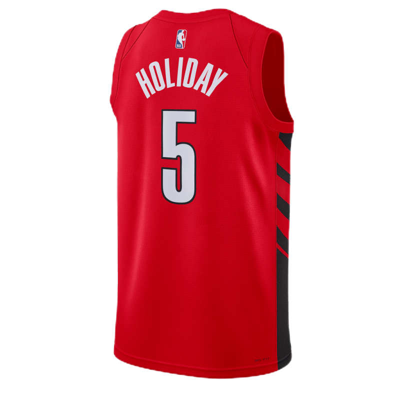 Jrue Holiday #5 Portland Trail Blazers Rotes Statement-Trikot
