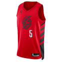 Jrue Holiday #5 Portland Trail Blazers Rotes Statement-Trikot