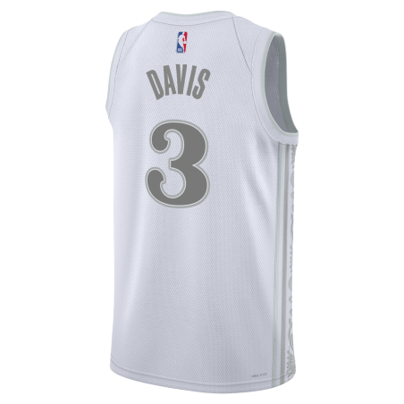 Anthony Davis #3 Dallas Mavericks Weißes City Edition-Trikot