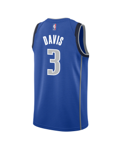 Anthony Davis #3 Dallas Mavericks Blue Icon Trikot