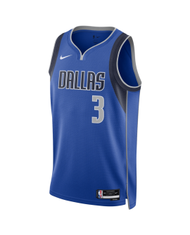 Anthony Davis #3 Dallas Mavericks Blue Icon Trikot