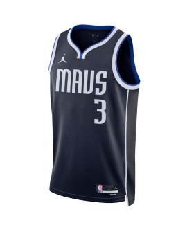 Anthony Davis #3 Dallas Mavericks Navy Statement-Trikot