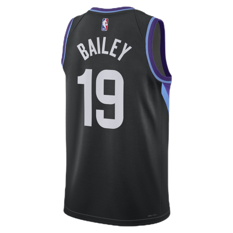 Ace Bailey #19 Utah Jazz Schwarzes Statement-Trikot
