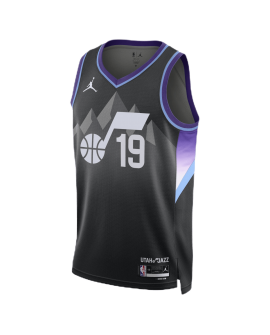 Ace Bailey #19 Utah Jazz Schwarzes Statement-Trikot