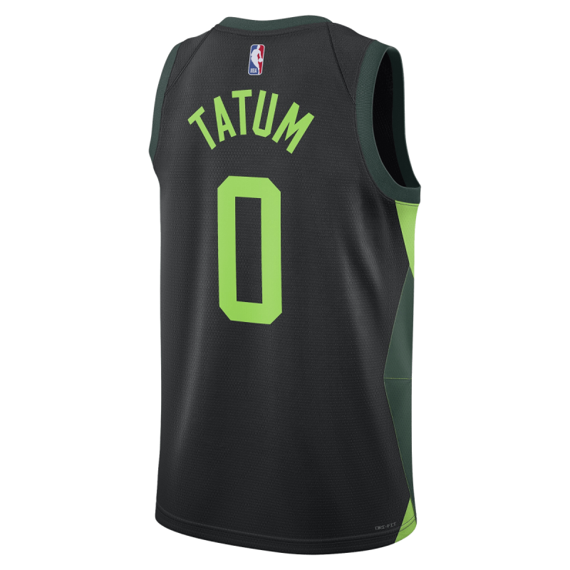 Jayson Tatum #0 Boston Celtics Schwarz City Edition-Trikot