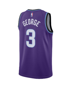 Keyonte George #3 Utah Jazz Purple Icon Trikot