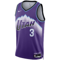 Keyonte George #3 Utah Jazz Purple Icon Trikot