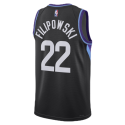 Kyle Filipowski #22 Utah Jazz Schwarzes Statement-Trikot