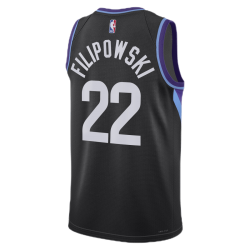 Kyle Filipowski #22 Utah Jazz Schwarzes Statement-Trikot