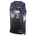 Keyonte George #3 Utah Jazz Schwarzes Statement-Trikot
