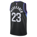 Lauri Markkanen #23 Utah Jazz Schwarzes Statement-Trikot
