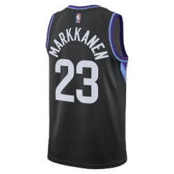 Lauri Markkanen #23 Utah Jazz Schwarzes Statement-Trikot