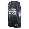 Lauri Markkanen #23 Utah Jazz Schwarzes Statement-Trikot