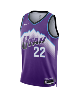Kyle Filipowski #22 Utah Jazz Purple Icon Trikot