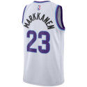 Lauri Markkanen #23 Utah Jazz Weiß Association-Trikot