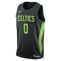 Jayson Tatum #0 Boston Celtics Schwarz City Edition-Trikot