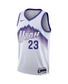 Lauri Markkanen #23 Utah Jazz Weiß Association-Trikot