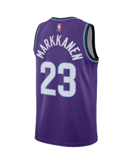 Lauri Markkanen #23 Utah Jazz Purple Icon Trikot