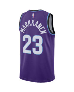 Lauri Markkanen #23 Utah Jazz Purple Icon Trikot