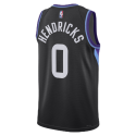 Taylor Hendricks #0 Utah Jazz Schwarz Statement-Trikot