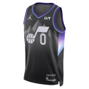 Taylor Hendricks #0 Utah Jazz Schwarz Statement-Trikot