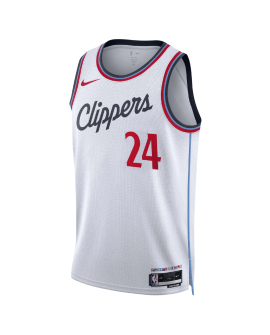 Norman Powell #24 LA Clippers Weißes Association-Trikot