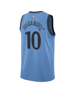 Bogdan Bogdanovic #10 LA Clippers Hellblaues City Edition-Trikot
