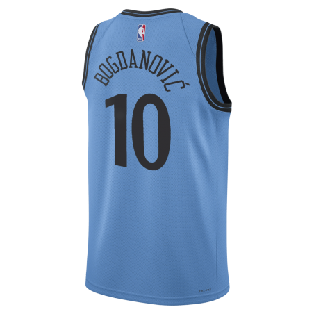 Bogdan Bogdanovic #10 LA Clippers Hellblaues City Edition-Trikot
